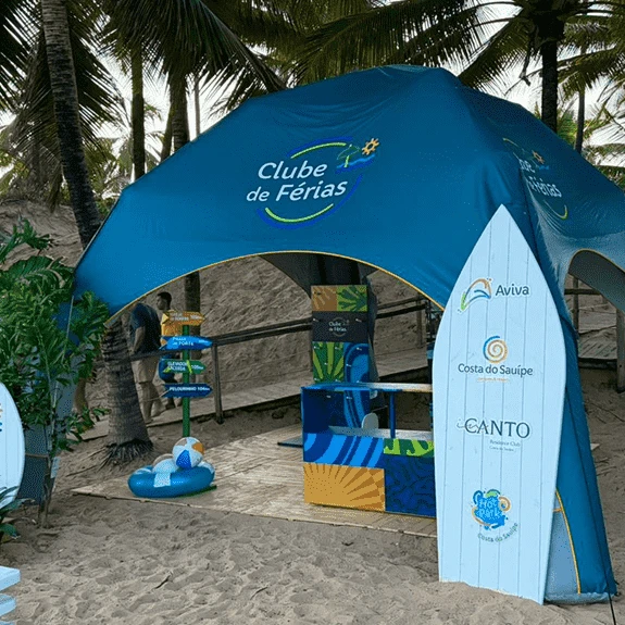 Tenda Eco Inflavel Geo praia 1